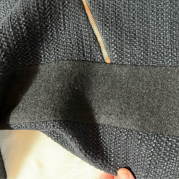 Ted Baker London Ayeleen Textured Jacket Black Tweed Size 3 Medium - Picture 15 of 16